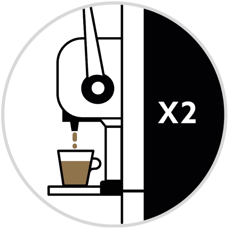 Location machine à café NespressoⓇ 2 têtes d'extraction